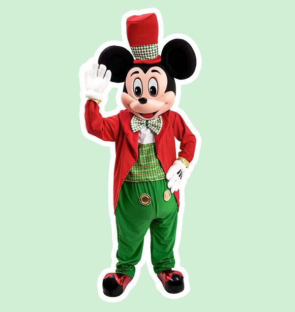 Maskot Mickey Mouse na plese